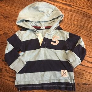 Baby GAP Blue Striped Rugby Shirt